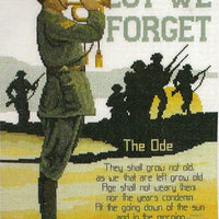 lest we forget - a country threads counted cross stitch chart booklet