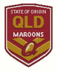 qld state of origin nrl logo cross stitch design