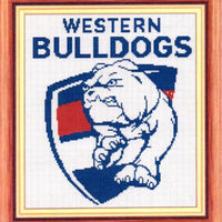 western bulldogs afl cross stitch design