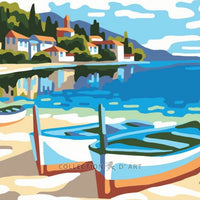 Calm on the Sea - A Collection d'Art Tapestry Canvas