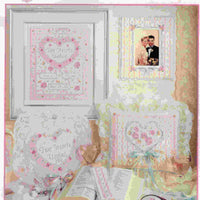 Two Hearts United - a Dimensions counted cross stitch chart