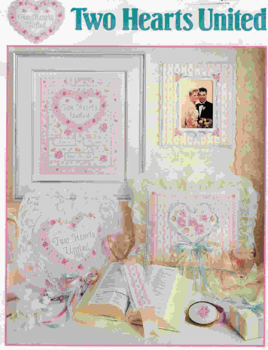 Two Hearts United - a Dimensions counted cross stitch chart