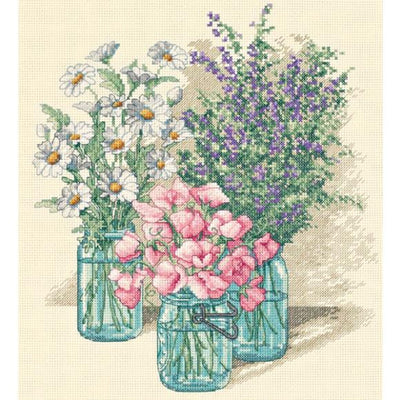 Wildflower Trio - a Dimensions counted cross stitch kit