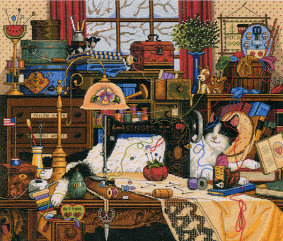Maggie the Messmaker - a Dimensions Gold Collection cross stitch kit
