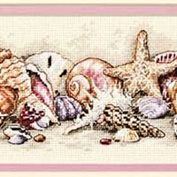 Seashell Treasures - a Dimensions counted cross stitch kit