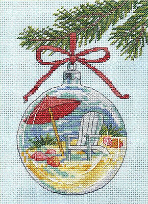 Beach Ornament - a Dimensions counted cross stitch kit