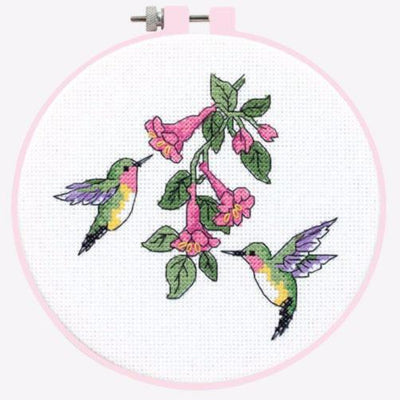 Hummingbird Duo - a Dimensions Counted cross stitch Kit