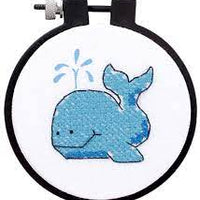 The Whale - a Dimensions Stamped cross stitch kit