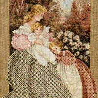 Morning Song - a Lavender and Lace cross stitch pattern