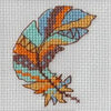 feather - a beutron mini cross stitch kit