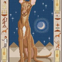 pharaohs hound downloadable cross stitch design