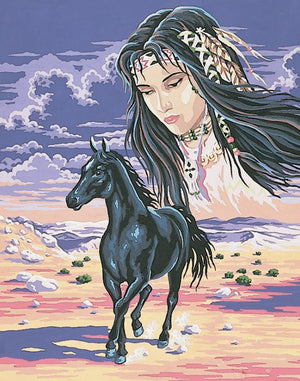 spirit of the horse - a collection d'art tapestry canvas