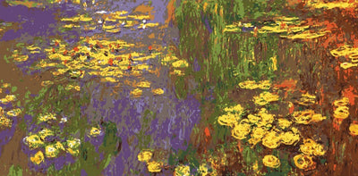 monet's water lilies - a collection d'art tapestry canvas