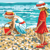 at the beach - a collection d'art tapestry kit