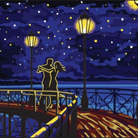 starlight dance - a collection d'art tapestry canvas