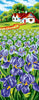 field of iris - a collection d'art tapestry canvas