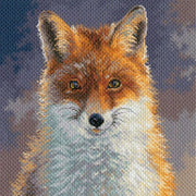 foxy - pre-printed on aida from collection d'art