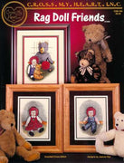 rag doll friends - a cross my heart cross stitch booklet