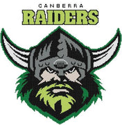 canberra raiders nrl logo cross stitch design