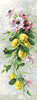 bouquet of flowers and lemons - pre-printed on aida from collection d'art