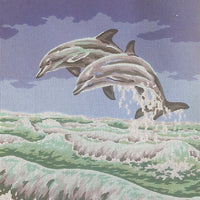 dolphins - a collection d'art tapestry canvas