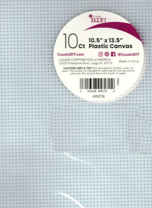 plastic canvas - 10 count - (26.7cm x 34.3cm) packet of 4 sheets