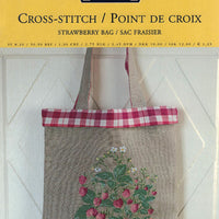 strawberry bag - dmc cross stitch publication