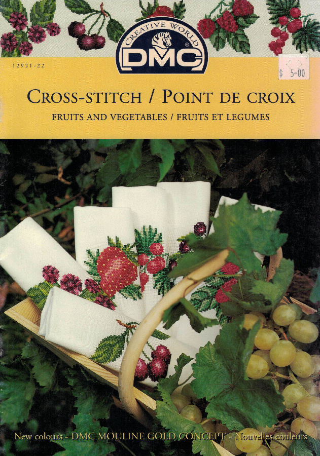 fruits and vegetables - dmc cross stitch publication