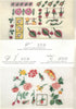 garden roses - dmc cross stitch publication