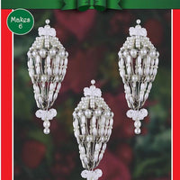 design works - pearl lanterns - christmas decorations
