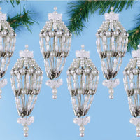 design works - pearl lanterns - christmas decorations