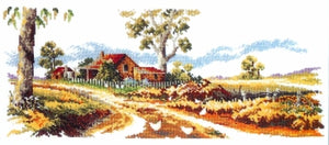 gum tree lane - a country threads cross stitch chart booklet