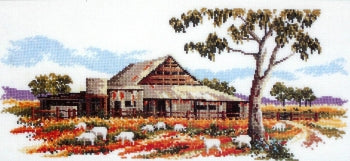 woolshed - a country threads cross stitch chart booklet