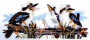 kookaburra line-up  - a country threads cross stitch chart booklet