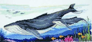 humpback whales - a country threads cross stitch chart booklet