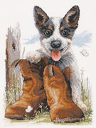 Bluey's Boots - A Country Threads Cross Stitch Chart