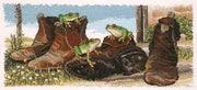 frogs in boots - a country threads cross stitch booklet