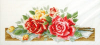forever roses - a country threads cross stitch chart booklet
