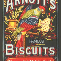 arnott's parrot - country threads cross stitch chart booklet