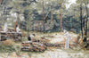Wood Splitters (Tom Roberts) - A Country Threads Cross Stitch Chart