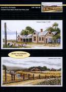 bush telegraph - a country threads cross stitch chart booklet