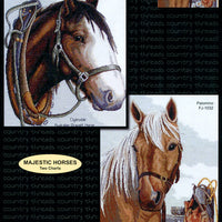 majestic horses - a country threads cross stitch booklet