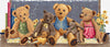 classroom teddies - a country threads counted cross stitch chart booklet