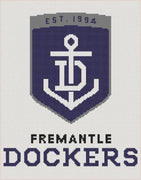 fremantle dockers afl logo cross stitch design