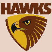hawthorn hawks afl cross stitch design