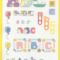 alphabets for baby - a leisure arts cross stitch booklet