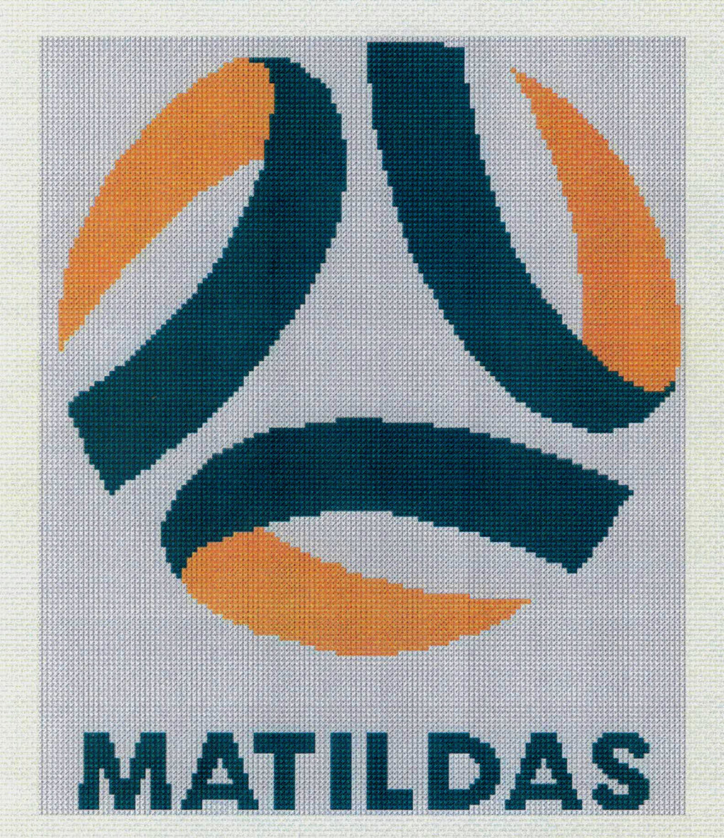 Matildas Logo Cross Stitch Design