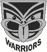 new zealand warriors nrl logo cross stitch design