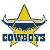 north queensland cowboys nrl logo cross stitch design