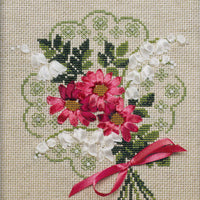 bouquet of love- a riolis cross stitch kit